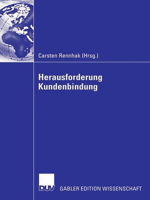 cover image of Herausforderung Kundenbindung